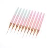 1/5 buc Pensule Profesionale pentru Nail Art, Linii, Detalii, Desen, Pictură, Instrumente Tip Stilou pentru Manichiură