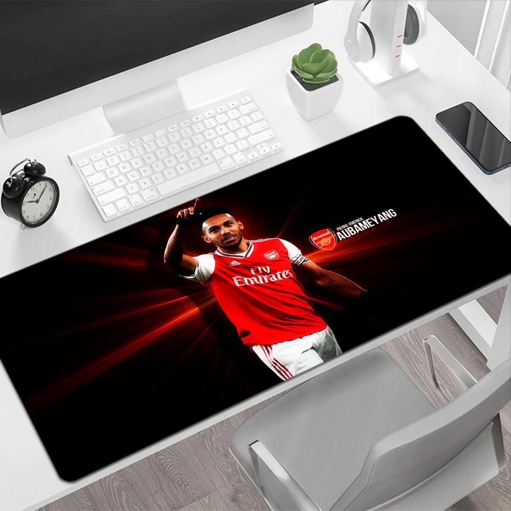 Aubameyang Arsenal Celebration Gaming Mouse Pad Gamer Mousepad Office Mouse Mats Non-Slip Rubber Bottom Computer Decor Item Office Use