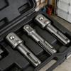 3Pcs Socket Driver Set Shank Electric Bit Adapters Impact Drill Hammer Adapters Wrenches Tool Easy To Install