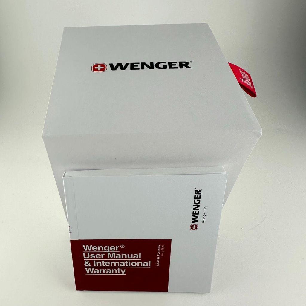 Used New and unused  WENGER SEAFORCE 01.0641.139 Quartz Men's Stainless Steel Case (316L) Black Dial 200m Water Resistant [Domestic Genuine Product]