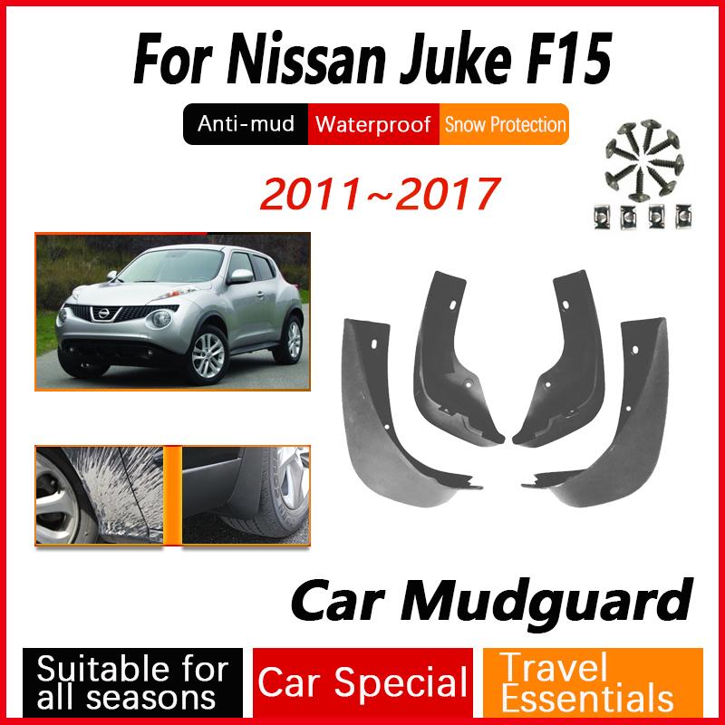 

Car Wheel Fenders For Nissan Juke F15 Infiniti ESQ 2011~2017 Antifreeze Flare Mudguards Splash Mudflap Exterior Auto Accessories