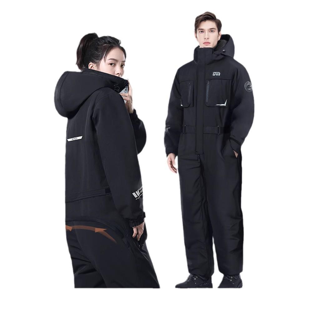 Winter Motorrad Kältesicher Fleecegefüttert Windbreaker: Verdickt, Wasserdicht und Warm