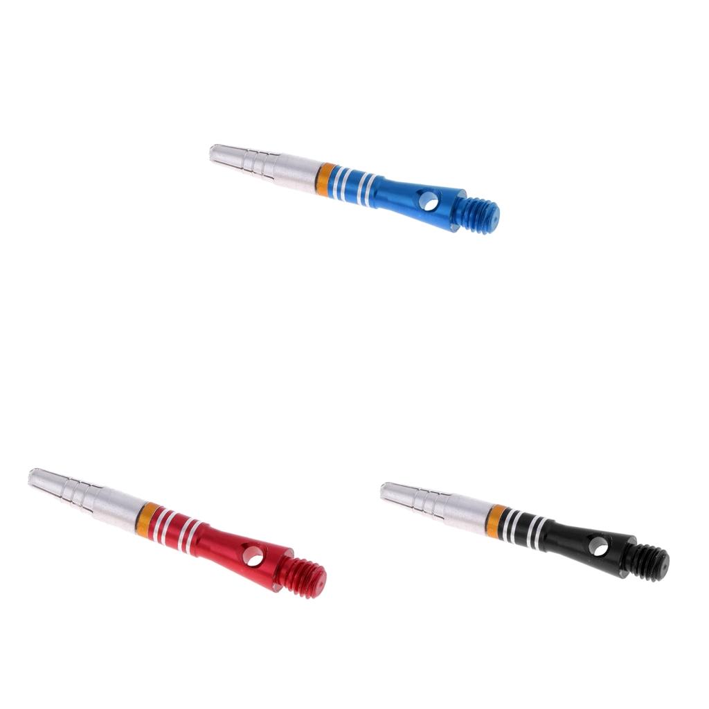 Döner Alüminyum Alaşımlı Dart Şaftı Orta Ağırlık 2BA Sap Aksesuarı Çelik Uçlu ve Yumuşak Uçlu Dartlar İçin