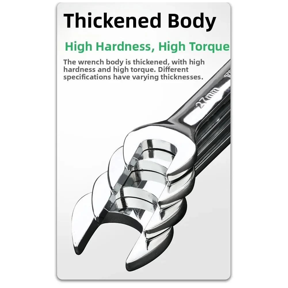 

Compact Double Ended Open Wrench Set with 15 Degree Angled Head for Easy Access in For Tight and Hard to Reach Areas China Mainland