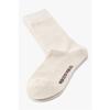 Basic Rib Socks_Melange Beige 7116284301