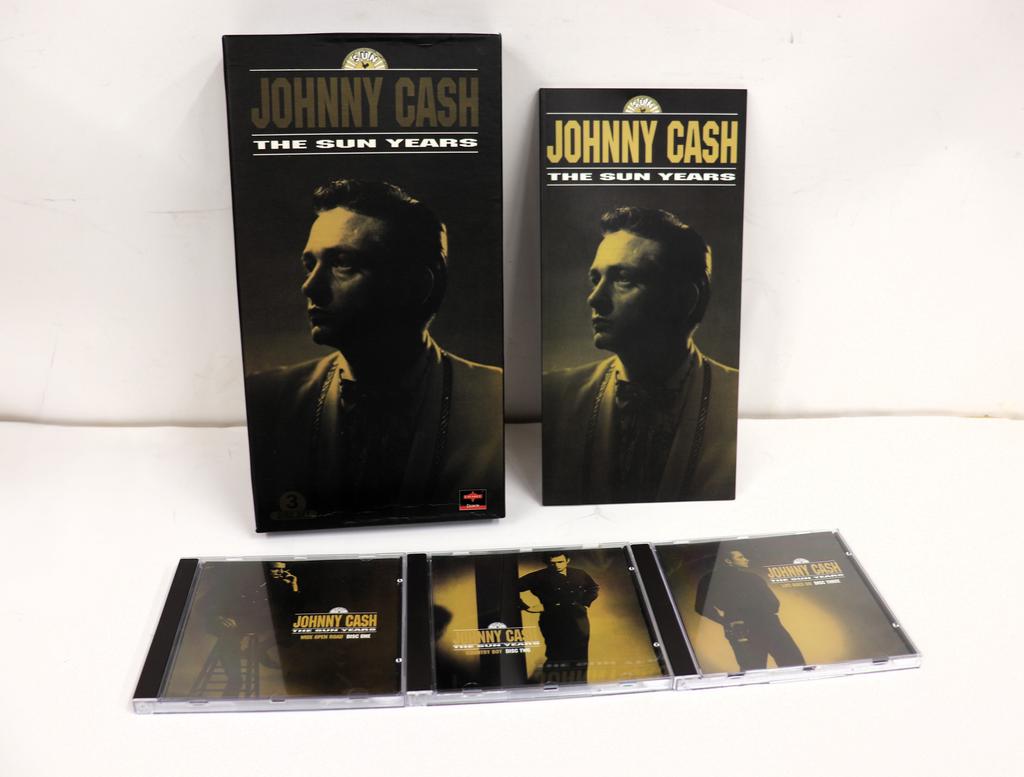 CD JOHNNY CASH TENNESSEE TWO  Sun Years CDSUNBOX5 CHARL 1995 UK Country Used