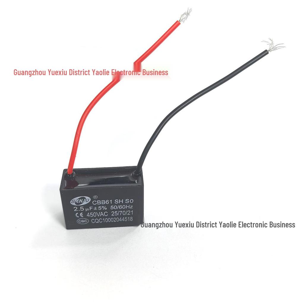 New CBB61 450VAC 4.5uF Start Capacitor for Ceiling and Range Hood Fans