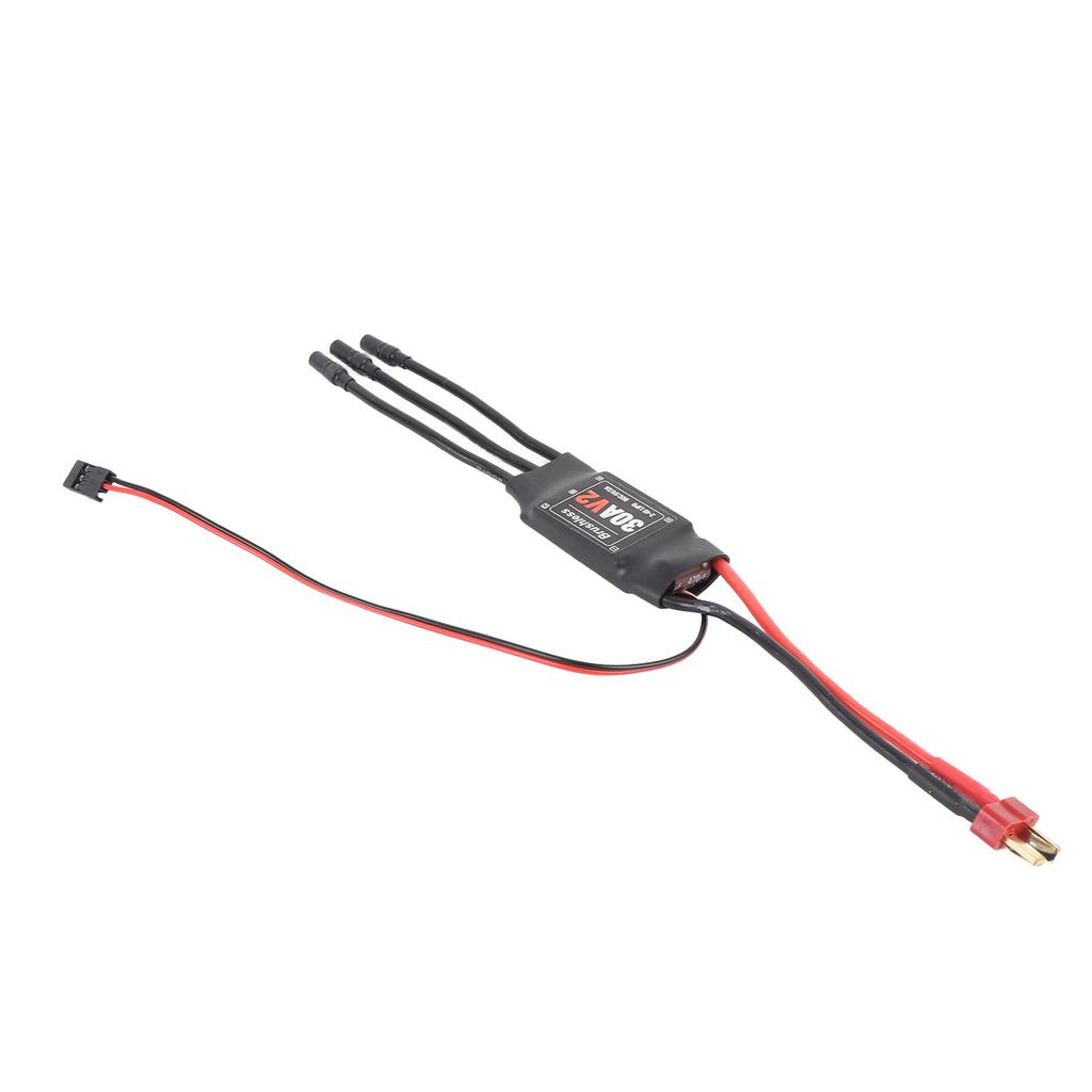 Brushless ESC 30A V2 RC Airplane Drone Motor Electric Speed Controller T Plug To Banana Female
