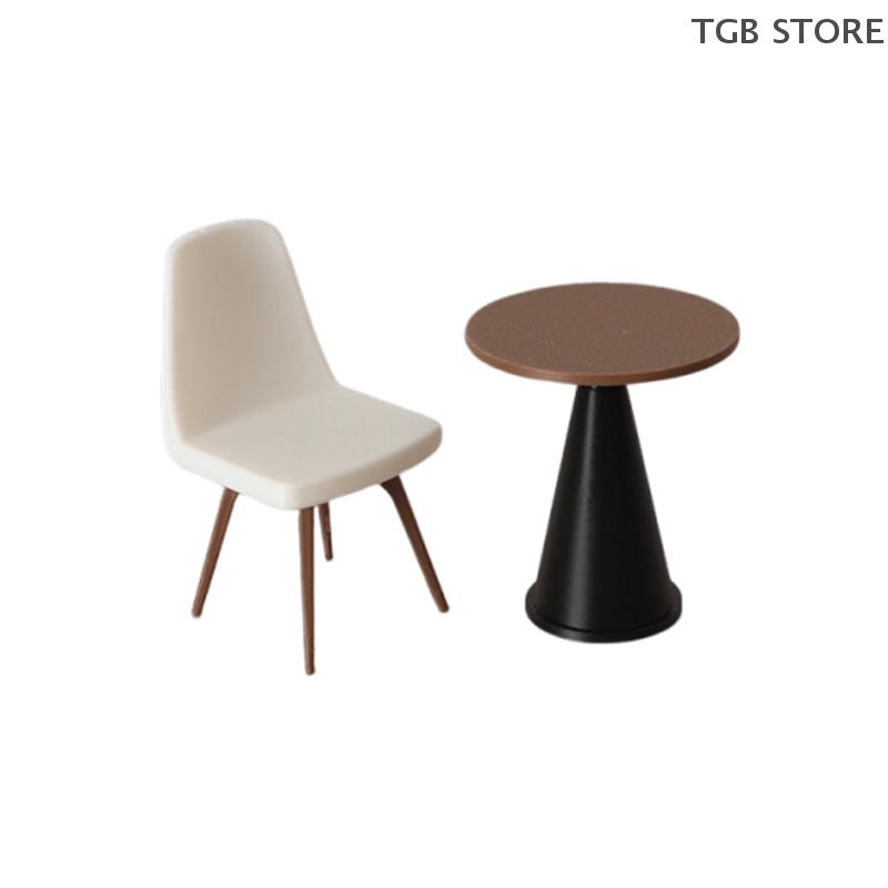 1/12 Dollhouse Simulation Mini Wall Shelf Hanging Rack Model Table Chair Set Dollhouse Living Furniture Decoration Accessories