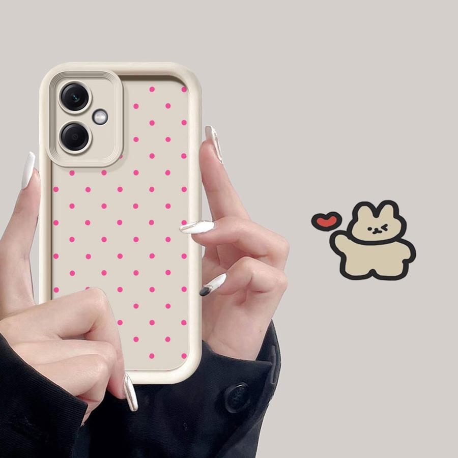

INS Чехол в горошек Маленький свежий для Xiaomi Poco F8 C51 X3 NFC C50 X3 Pro C61 Чехол для телефона Poco F8 ultra
