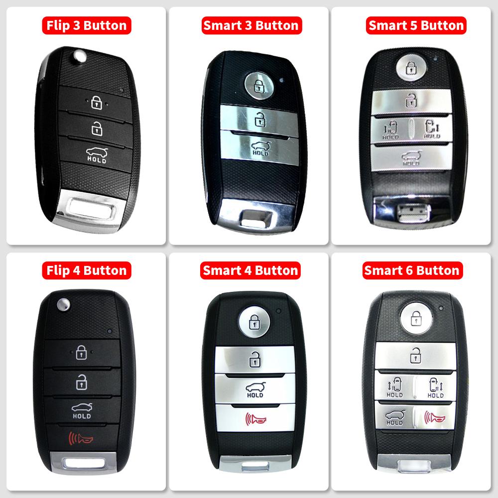 ABS Car Remote Fob Key Case Cover Shell For Kia Sedona Grand Carnival 2015 2016 2017 2018   Accessories Car