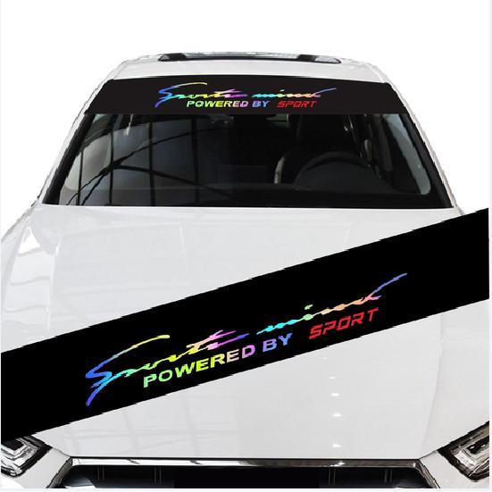 Car Windshield Sticker Non-fading Reflective Vinyl Decals DIY Decor Waterproof