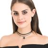 Sophisticated Geometric Choker Necklace For Women Fashionable Double Layer Korean Jewelry
