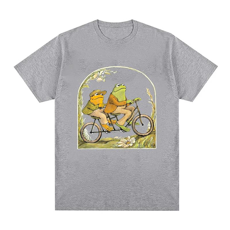 

Funny Frog Print Tshirts for Women Summer Casual Fashion Loose Streetwear Tops High Quality Crew Neck Short Sleeve Tshirts S