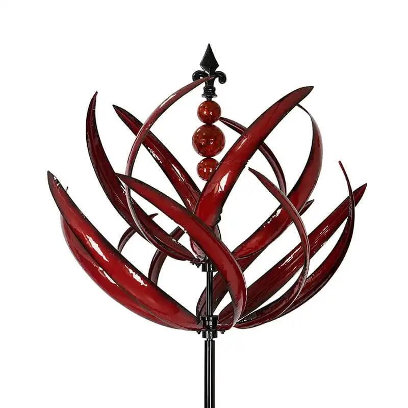 

Новая металлическая ветряная мельница Harlow Wind Spinner 3D Wind Powered Kinetic Sculpture для газона Metal Wind Solar Spinners для украшения двора и сада