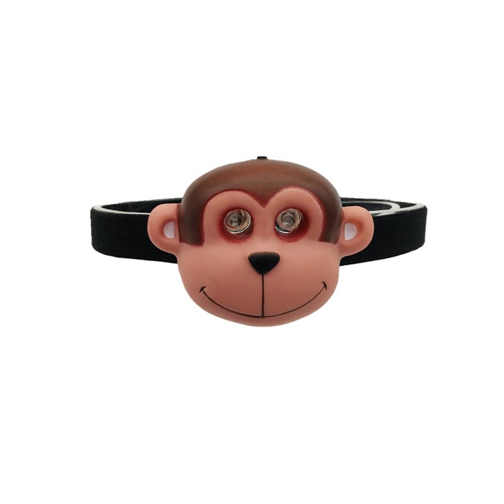 Brightest Animal Headlamp Toy Cartoon LED Flashlight Portable Headband Light  Girls