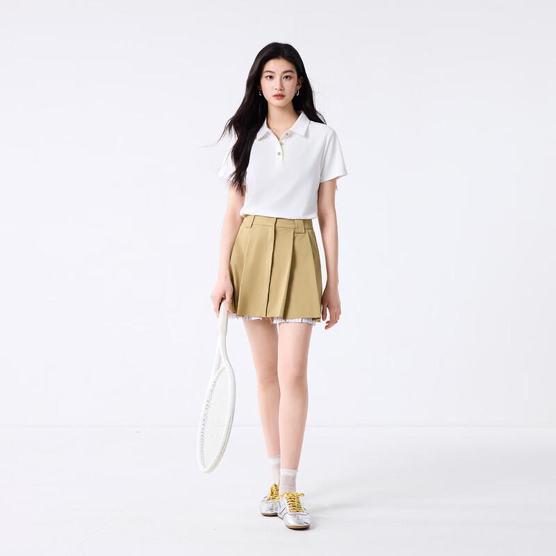 FivePlus Summer Polo Collar Short Sleeve T-shirt for Women