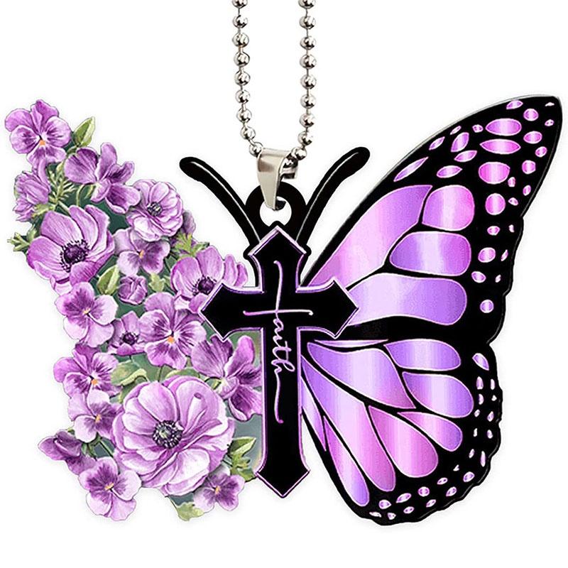 Cartoon Style Acrylic Car Interior Accessories Festive Hanging Decorations