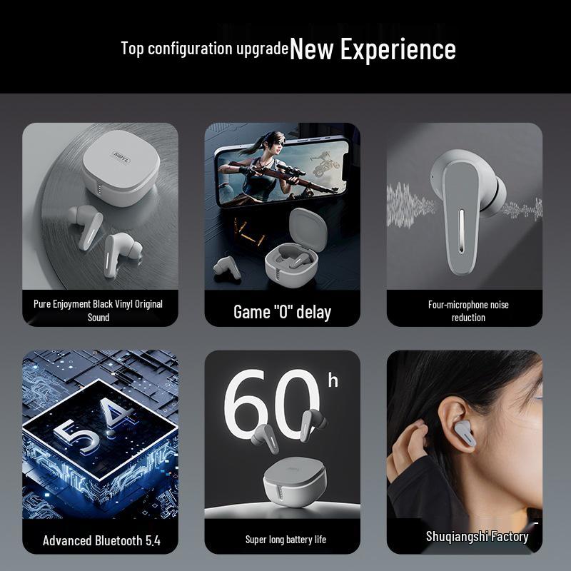Sibyl True Wireless Noise-Canceling Gaming Earphones for Android (2025 Model)