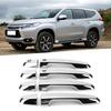 8PCS Set Car Exterior Door Handle Trim Replacement for Mitsubishi Pajero Montero Shogun Sport 2019‑2021Chrome