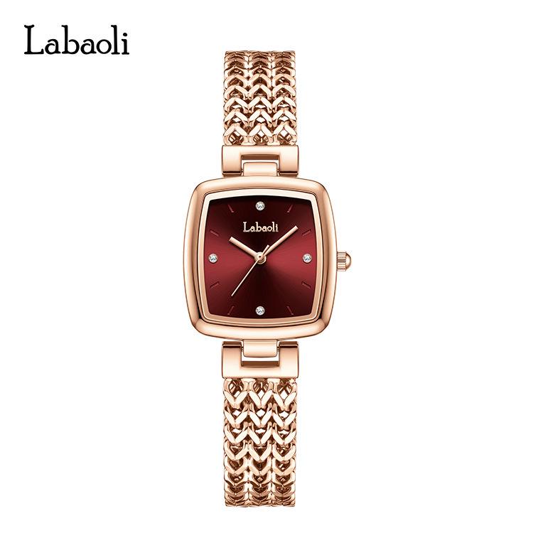 La Baoli Retro Women's Quartz Gold Watch - French Style, Artistic, High-End Feel