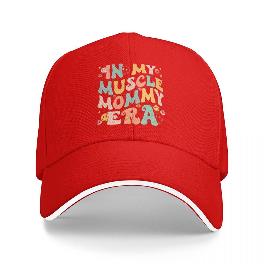 Baseball Caps In My Muscle Mommy Era Gym Fitness Customized Men Women Outdoor Summer Caps