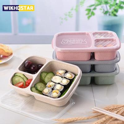 Boîte à déjeuner séparée, Bento Portable, récipient alimentaire étanche, four à micro-ondes, vaisselle pour étudiants