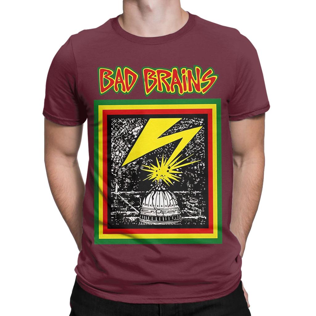 Bad Brainsbad Brains Novelty Graphic 100 Cotton TShirt Bad Brains Tees Tops For Unisex