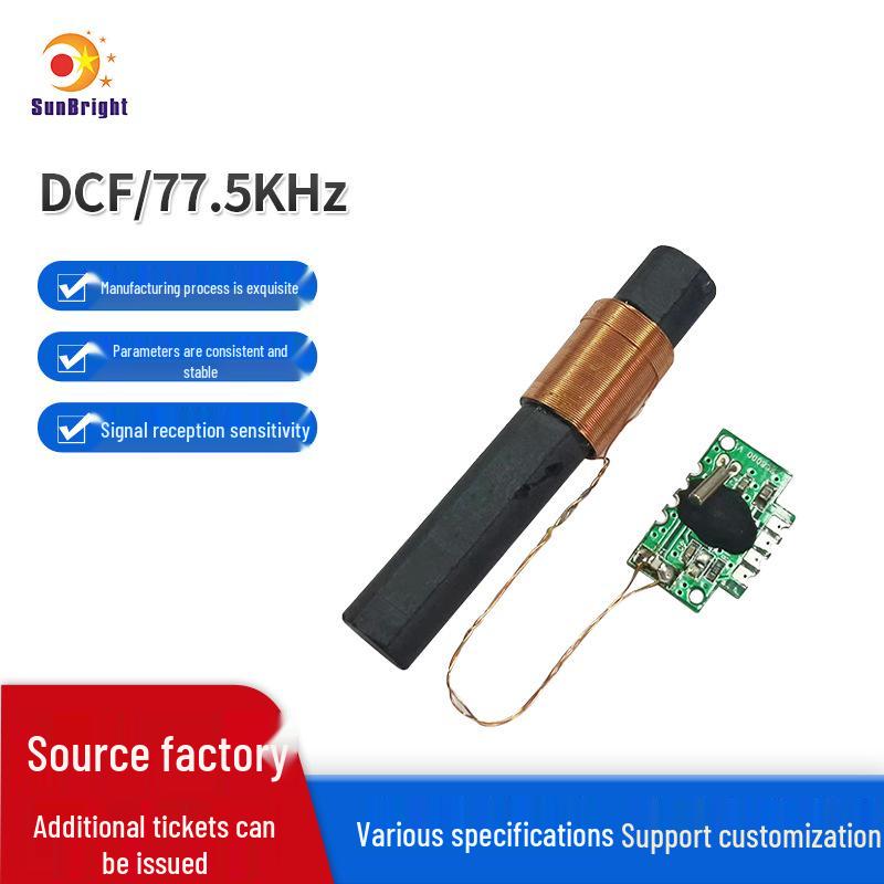 German DCF77.5KHz Single Frequency RCC Radio Clock Receiver Module