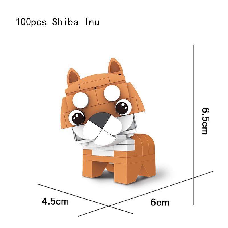 Creative Animal Koala Dog Kookaburra Penguin Flamingo Collie Sea Lions Raccoon Mini Figures Building Bricks Kid Block Toys