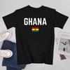 More Design Ghana Flag Ghanaian Unisex Tshirt Tees Tshirt Oneck T Shirts Unisex Boys Clothing 100 Cotton