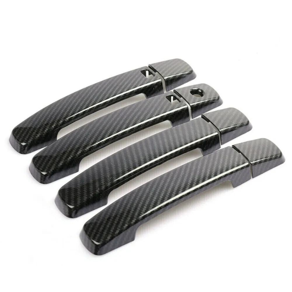 For Nissan Altima 2007 2008 2009 2010 2011 2012 Car Door Handle Cover Sticker Moulding Trim Protective Accessories ABS Carbon