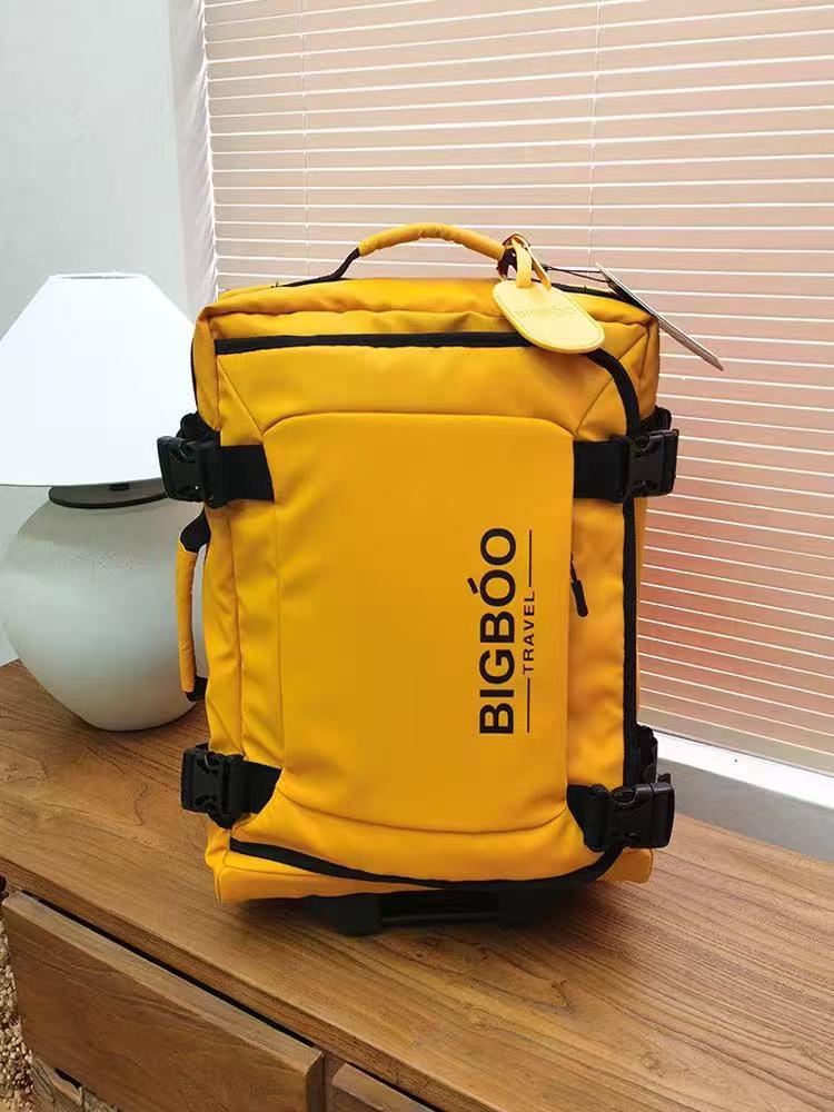 Ultra-Light Japanese Oxford Cloth Carry-On Suitcase with Pull Handle and Large Capacity Backpack