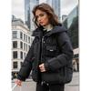 Short winter large size thickened multi-pocket padded jacket jacket