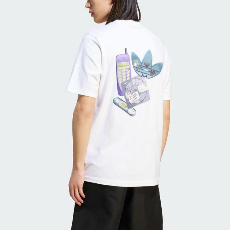 adidas Originals Multi Graphic Tee Men Tops White IN8736