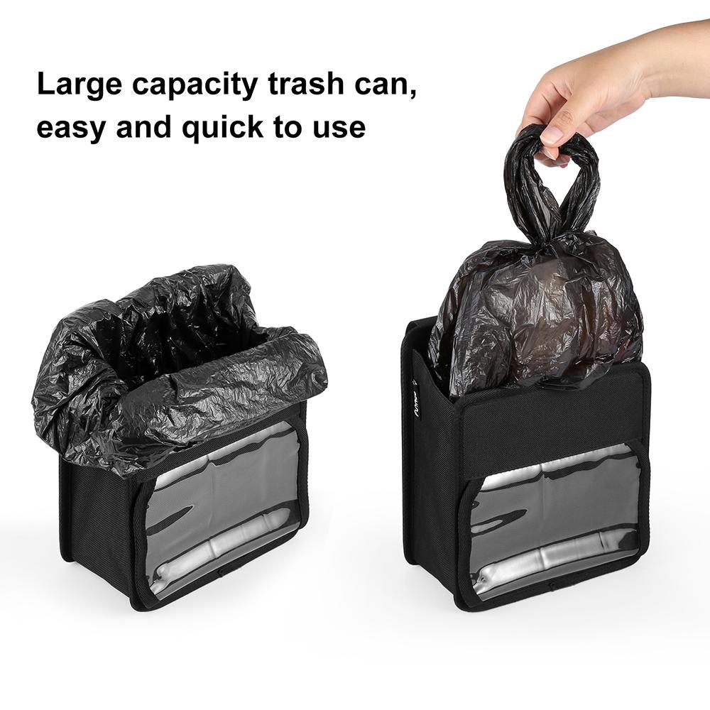 Multifunctional Folding Storage Box Bag Car Rear Seat Garbage Bin Portable Car Back Seat Hook Storage Box
