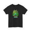 Colorful Peacock Illustration T-Shirt | Vibrant Feather Art Tee