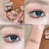 Makeup Light and Shadow Bear Four-color Eyeshadow Disc Pearlescent Fine Flash Matte Waterproof Daily Earth Color Eyeshadow