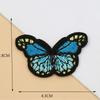 10Pcs Embroidered Fabric Patches Butterfly Applique Iron On Butterfly Patches for Clothes Jackets Jeans Bag Decoration