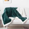 OEING Solid Double-Layer Lamb Wool Flannel Blanket