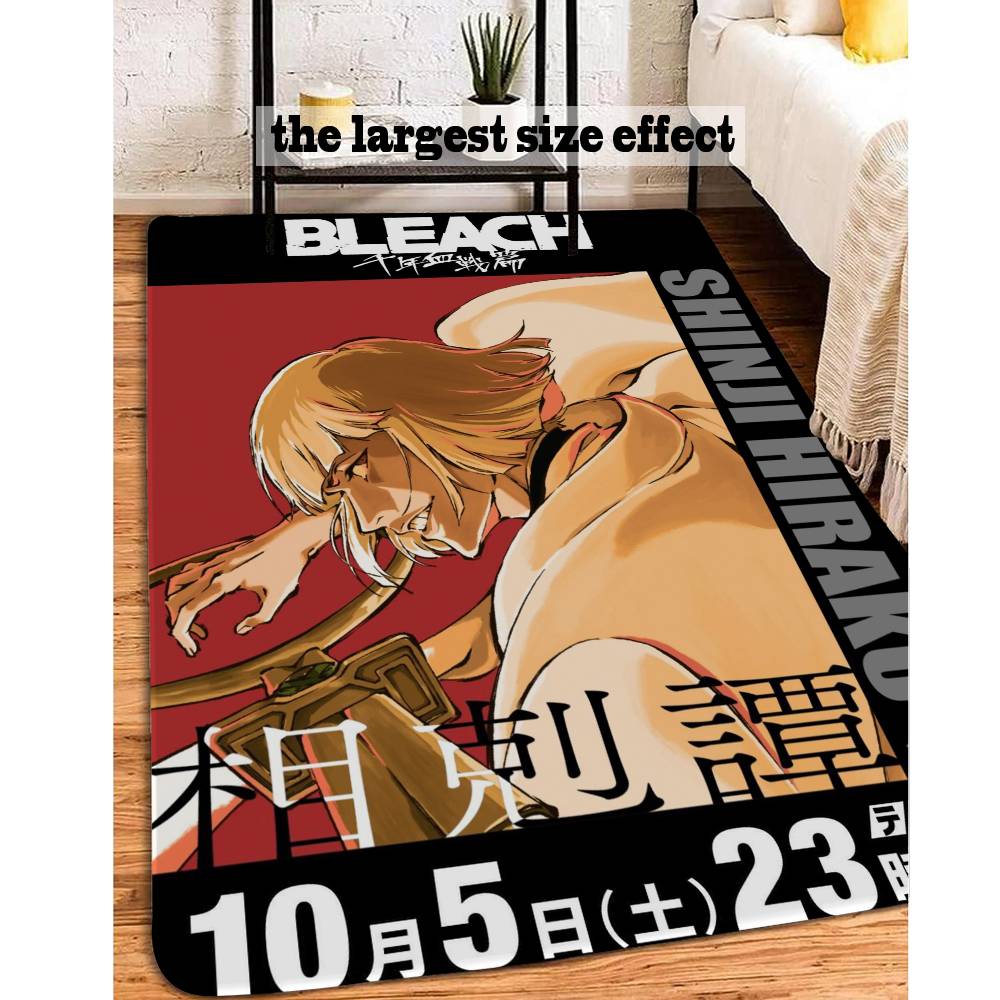 1PC Anime Figure Bleach Bathroom Mat Kids Room Bedroom Decoration Balcony Anti-Slip Doormat Living Room Welcome Rug