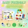 Busy Cube For Toddlers Kids Montessori Sensory Activities Busy Board 10 In 1 Fidget Cube Autism Learning Travel Toys Baby Gifts