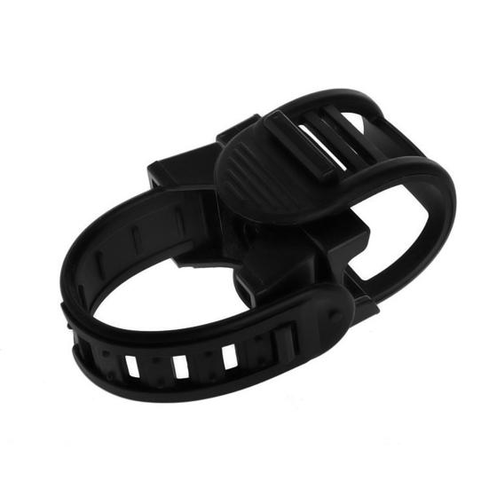 

Зажим для велосипедной лампы, быстросъемный регулируемый сверхлегкий универсальный светодиодный фонарик с защитой от царапин, ремень для крепления на велосипед, аксессуары для велосипеда чёрный