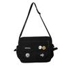 Borsa a tracolla in tela Harajuku per uomo e donna Borsa a tracolla in nylon Borsa a tracolla per la scuola per giovani