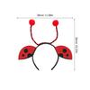 Healeved Ladybug Headband for Kids and Adults, Lightweight Hairband with Cute Insect Motif, Perfect for Parties and Events, 11.02 x 10.24 x 1.06
