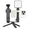 Phone Holder Fixed Bracket for DJI Osmo Pocket 3 Expansion Accessories Fill Light Tripod Clip with 1/4inch Screw & Cold Shoe