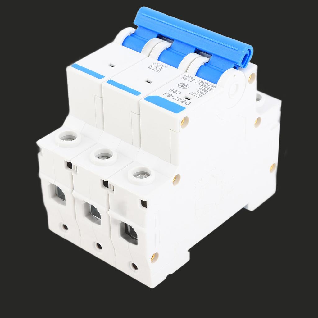 DZ47‑63 C25 3P 25A 400V Miniature RCCB Residual Current Circuit Breaker
