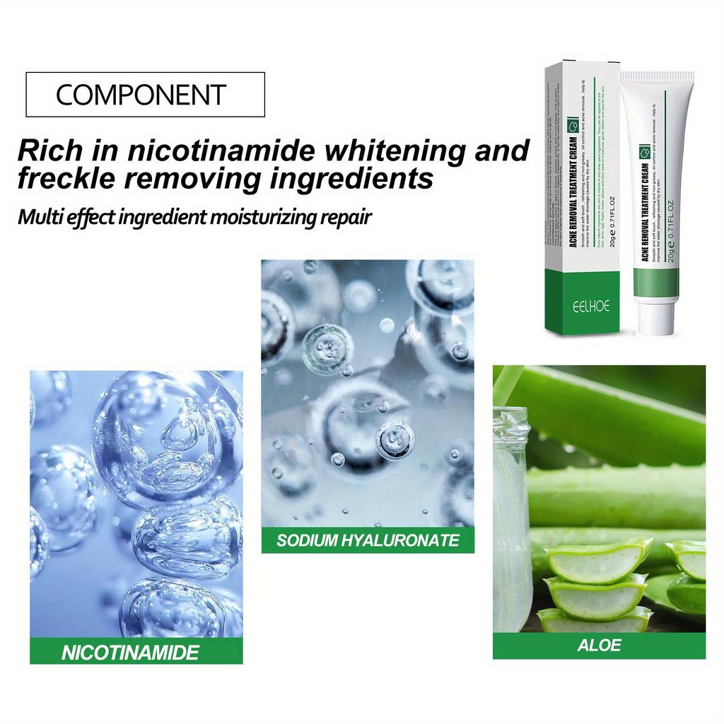 Acne and Spot Removing Cream Lightens Spots Brightens Skin Tone Moisturizes Skin Acne and Spots Skin Care and Repair Cream
