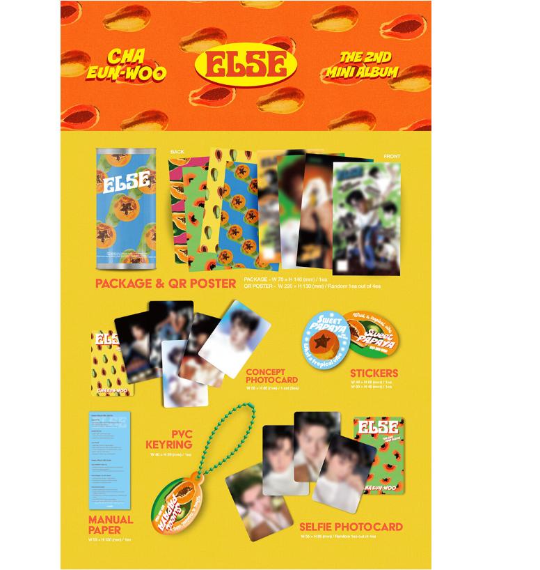 [PRE-ORDER] CHA EUN-WOO Mini 2nd Album ELSE (Kiwee Ver.)
