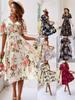 Rochie de Plajă cu Imprimeu Floral pentru Vacanță 2025 pentru Femei